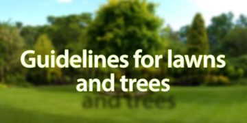 Vastu for lawns and trees