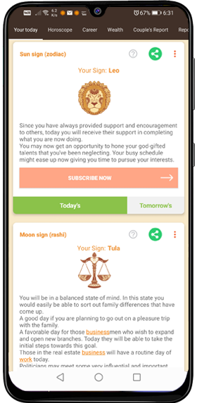 horoscope app