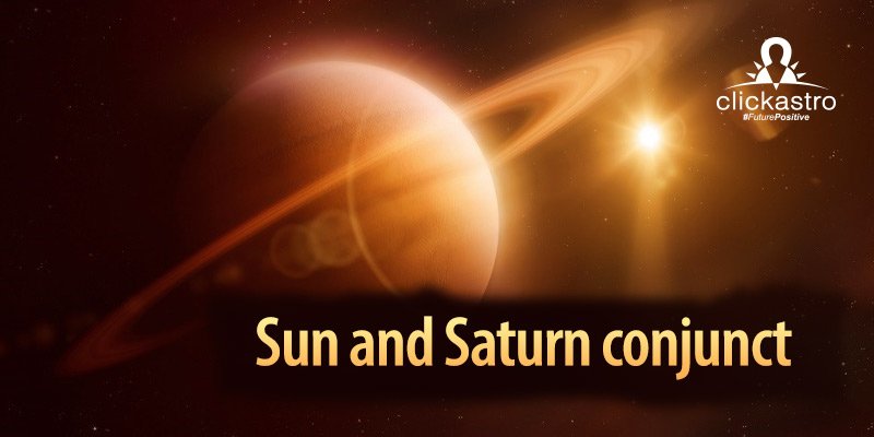 Sun and Saturn Conjunct