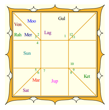 Priyanka's Rasi Chart